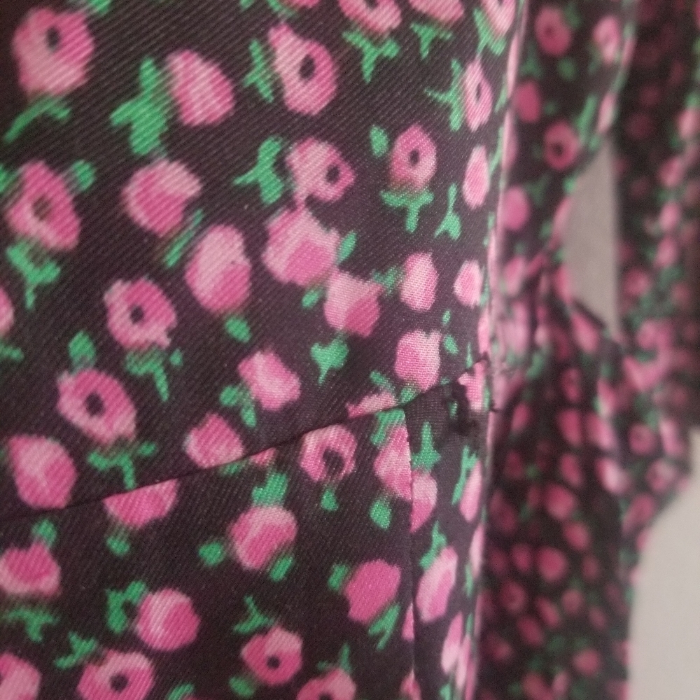 Nwt Rebecca Taylor Midi wrap floral dress 0 - Picture 8 of 11